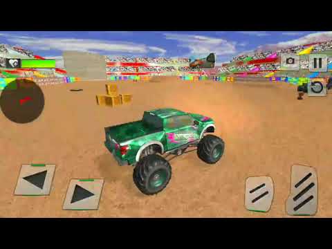 Real Monster truck Demolition Derby crash stunts 2020