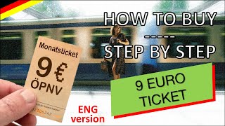 How to buy: 9 euro ticket in Germany [ENG version] - Life in Germany