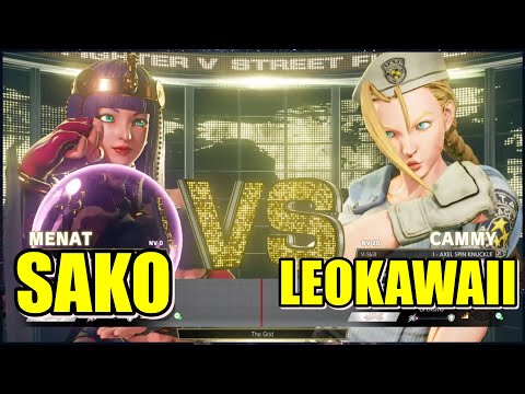 SAKO (MENAT) vs LEOKAWAII ( CAMMY) - street fighter 5 champion edition online matches