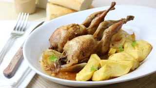 🟢 Codornices o perdices estofadas con salsa 😍Receta de las abuelas 👌🏻Rica y fácil 🔝