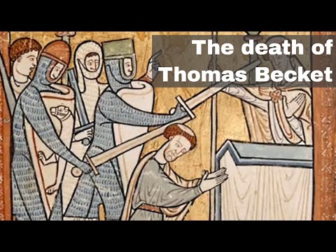 29th December 1170: Thomas Becket, the Archbishop of Canterbury, killed in Canterbury Cathedral