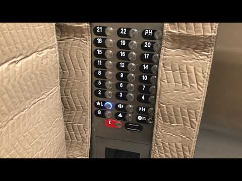 MODERNIZED Otis UCL/Gen2 service elevator - Highland House Tower by Albion - Pittsburgh, PA