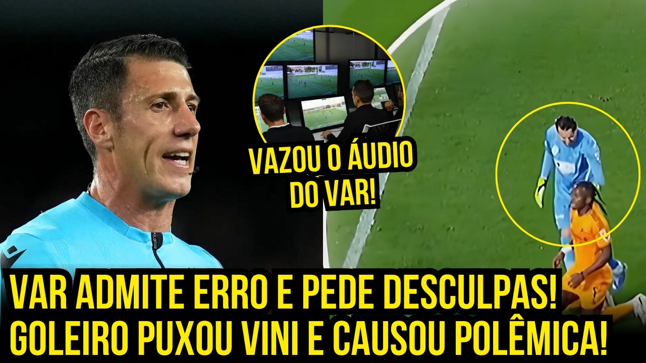 🚨EITAA! O ARBITRO QUE EXPULSOU VINÍCIUS JR FALA SOBRE O ERRO E VAZOU MAIS POLÊMICA! 😱"