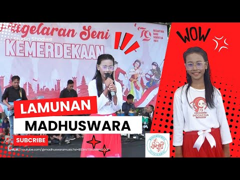 LAMUNAN-MADHUSWARA si Penyanyi Cilik Banjarnegara//Konser Kemerdekaan RI 79//Cover