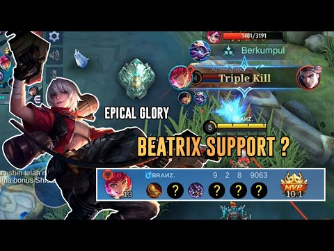 BEATRIX SUPPORT ? BUILD BEATRIX | GAMEPLAY BEATRIX | TOP GLOBAL BEATRIX - MLBB