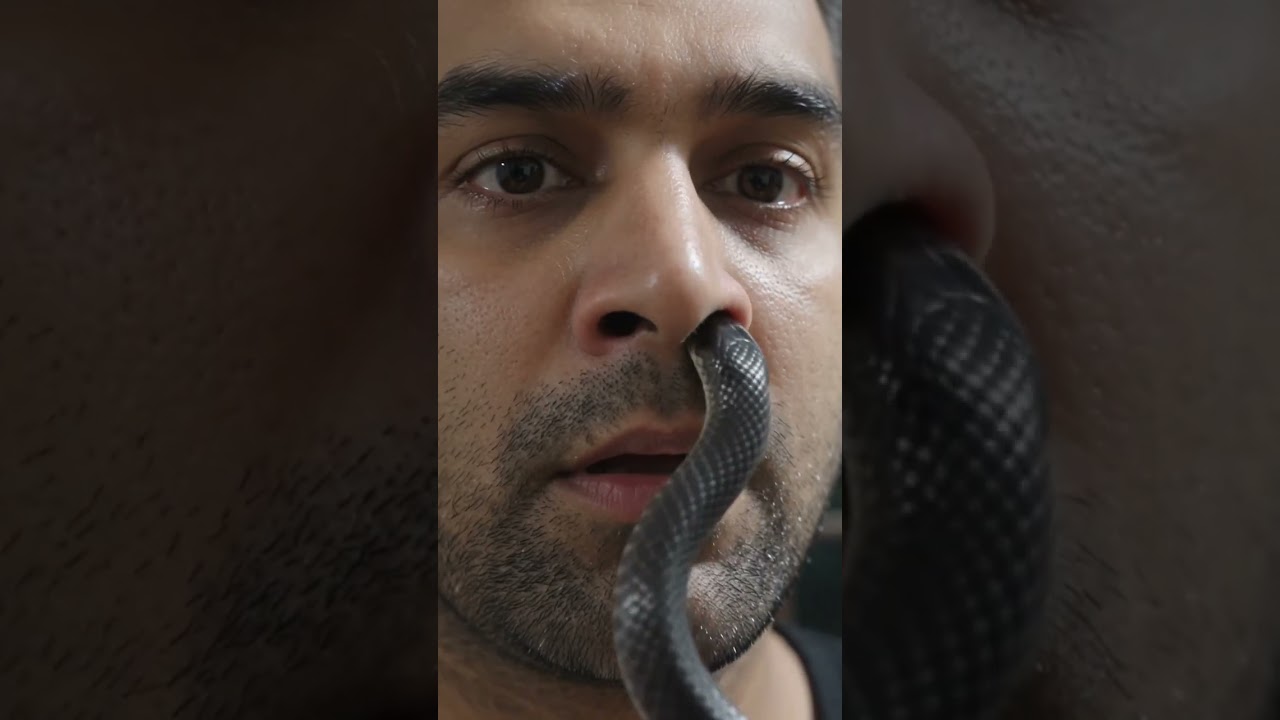 EPIC AI VFX: Serpent Escapes Through Ear! 🐍🤯