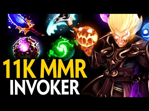 WHAT AN INSANE GAME!! 11K MMR MIKEY INVOKER vs LESHRAC MID