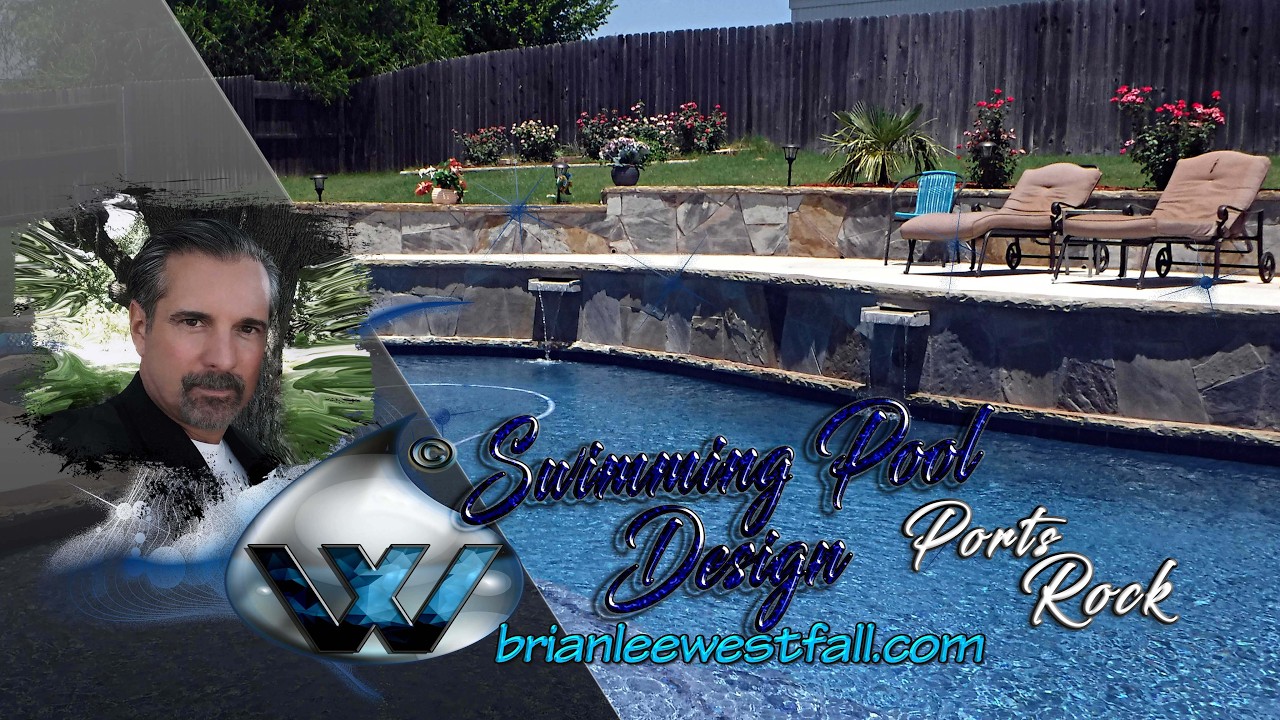 Rock scupper and rock port water features