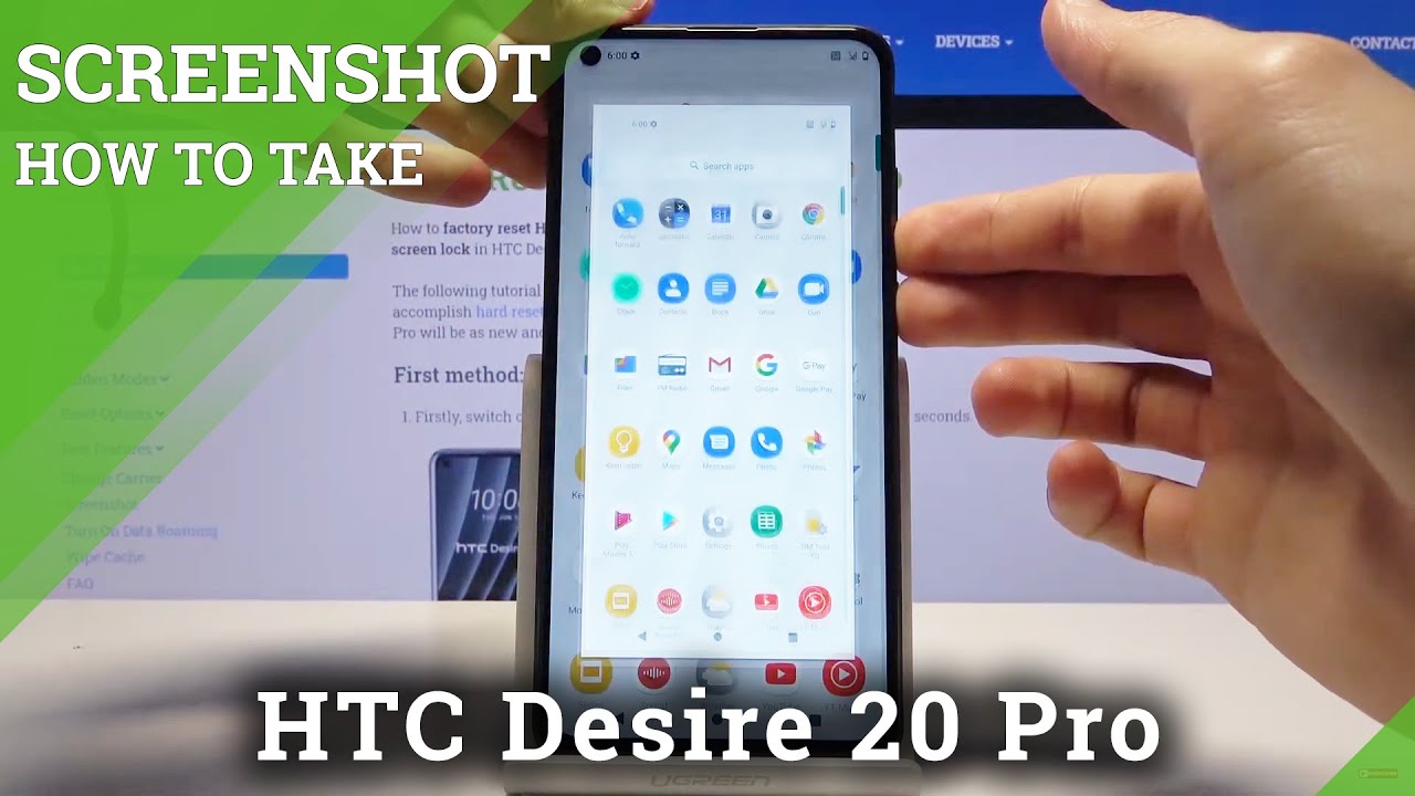 How to Take Screenshot in HTC Desire 20 Pro – Capture Screen