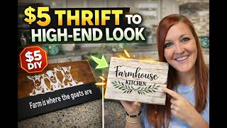 Farmhouse Thrift Store Makeovers | Cheap not Cheesy DIY Home Decor!