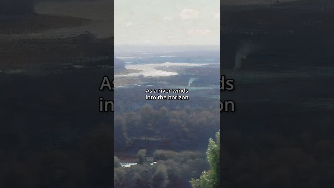 A 200 year old painting of a valley #history #art