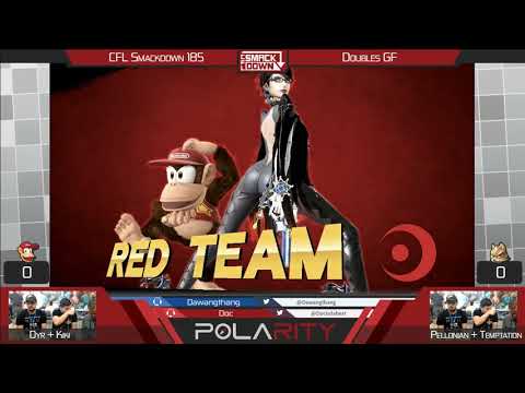 CFL Smackdown 185 WiiU - Dyr + Kiki vs Pellonian + Temptation - Doubles GF