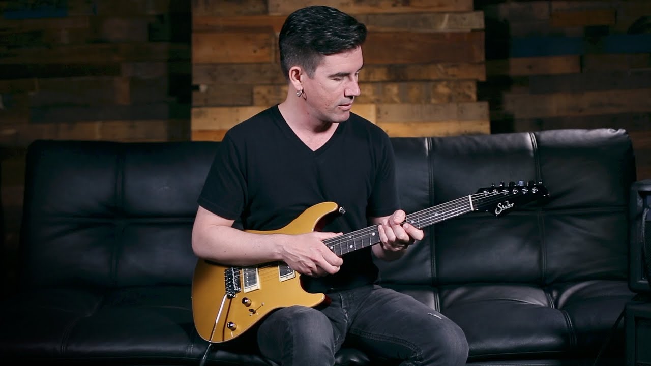 Suhr Pete Thorn Signature Standard Guitar - Garnet Red