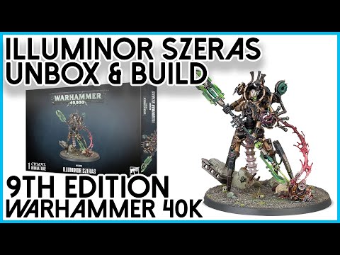 Illuminor Szeras unbox and build for Necrons Psychic Awakening Pariah
