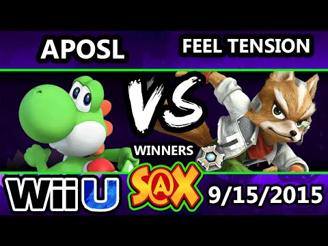 S@X 115 - VGBC | Aposl (Yoshi) Vs. Feel Tension (Fox) - SSB4 Tournament - Smash Wii U - Smash 4
