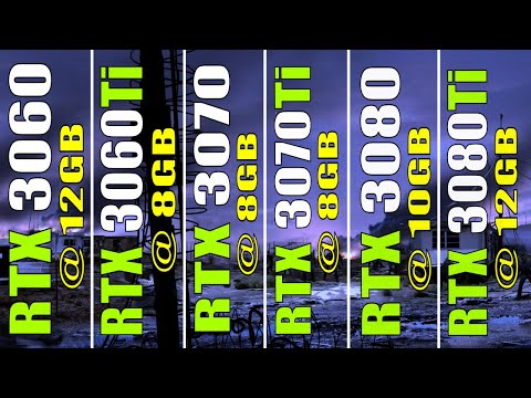 RTX 3060 vs RTX 3060Ti vs RTX 3070 vs RTX 3070Ti vs RTX 3080 vs RT 3080Ti || PC GAMES TEST ||