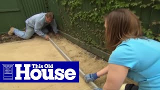 How to Build a Brick Patio - This Old House