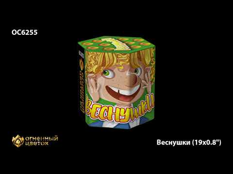 Фейерверк OC6255 Веснушки (0,8" х 19 залпов)