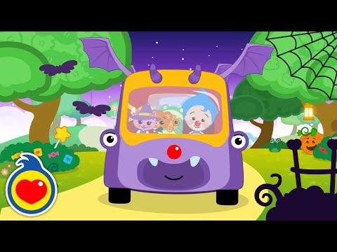 As Rodas do Bus no Halloween 👻 | Música Infantil com Um Herói do Coração ❤️