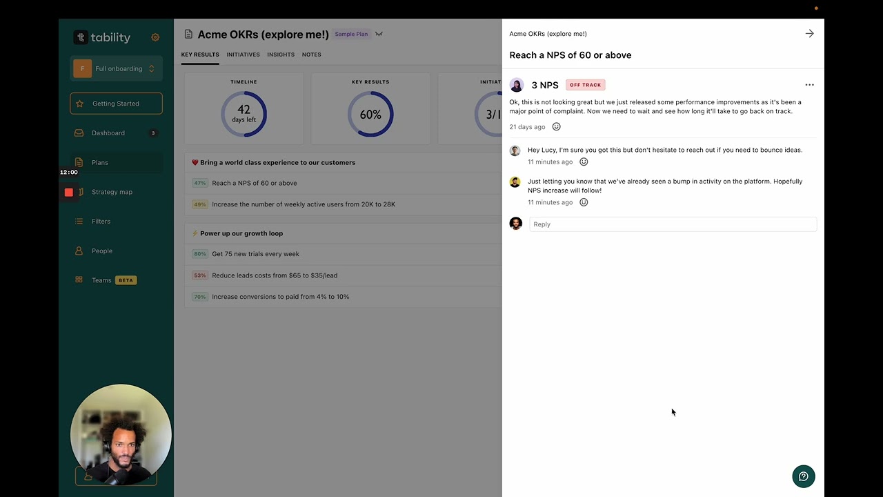 Getting started with Tability