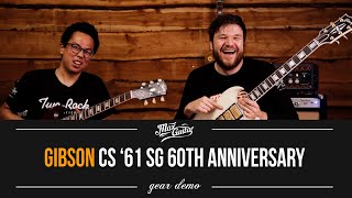 Video thumbnail for 60 YEARS of the Gibson SG! With the Gibson CS 60th Ann. 1691 Les Paul SG and SG Custom! by Max Guitar B.V.