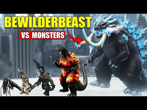 Bewilderbeast Godzilla vs Giant Monsters | 3D Monster Size Comparison 2025