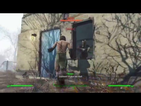 Fallout 4 Melee Only Survival Difficulty - Making new friends Ep 36