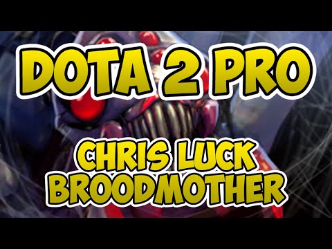 Chris Luck - Broodmother [Pro Gamer] [Dota 2] [7.24] [Gameplay]