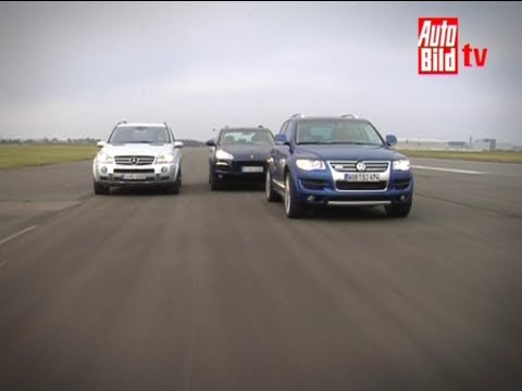 Touareg vs. ML63 AMG vs. Cayenne GTS