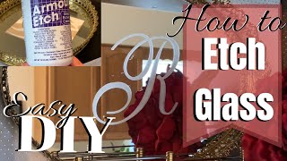 LEARN TO ETCH | DIY Glass Etching | Home Decor & Personalized Gifts
