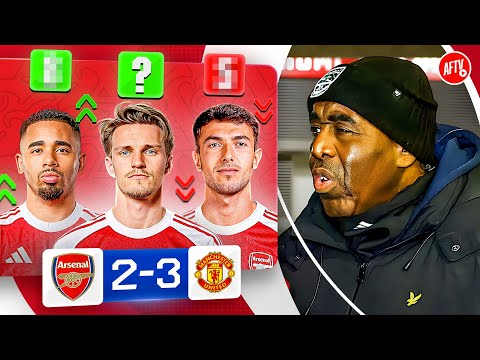 Unforgivable! (Robbie’s Player Rating) | Arsenal 2-3 Manchester United