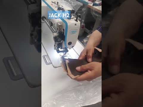 Jack H2 / H5 Walking Foot Industrial Sewing Machine Direct Drive 9 Layers Leather / Vinyl