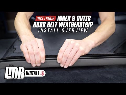 Ford OBS Bronco & Truck: Inner & Outer Door Belt Weatherstrip Kit - Install & Review