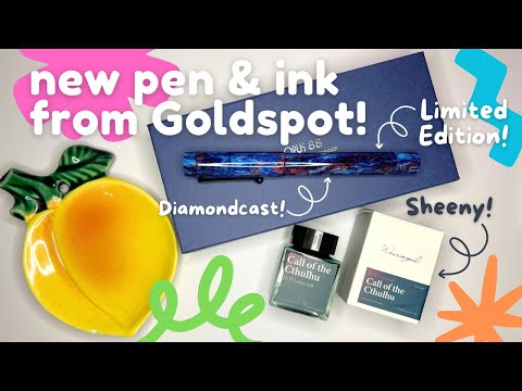 Opus 88 Demo Twilight Sonata & Wearingeul Call of the Cthulhu ✨ New Pen & Ink Day! @GoldspotPens