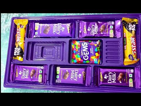 Cadbury celebrations Chocolate unboxing#gift pack#combo pack chocolate#Dairy Milk#gems#5 star #tasty