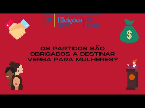 Os partidos são obrigados a destinar verbas para mulheres?