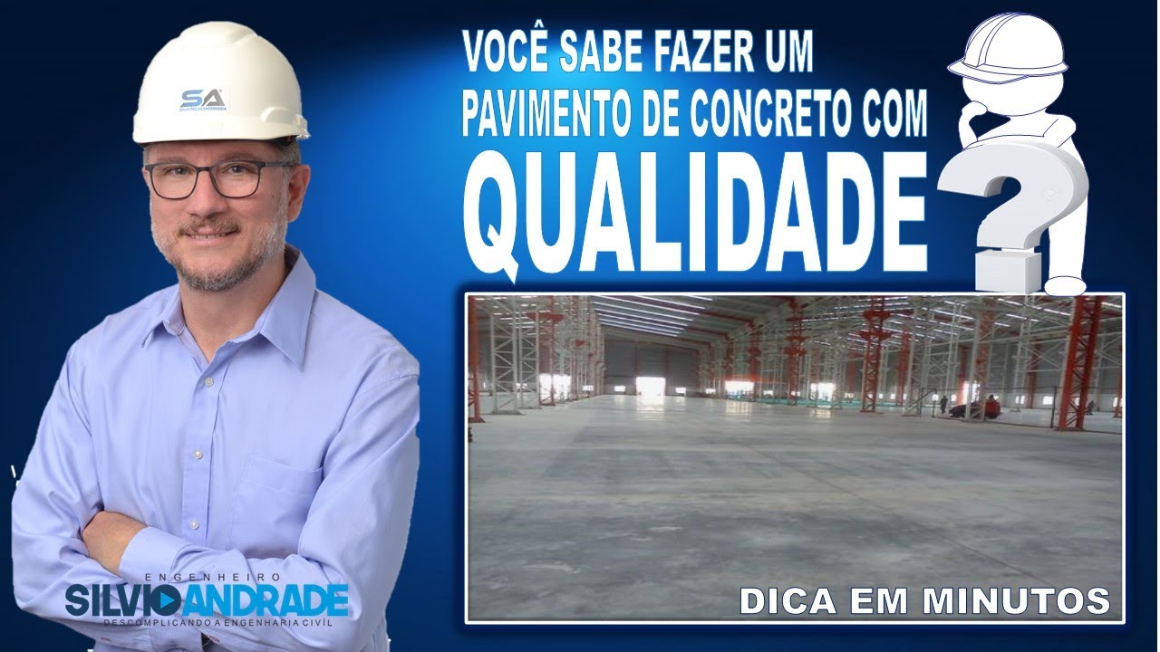 Como fazer pavimento de concreto