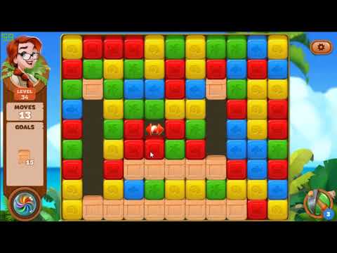 Lost Island Blast Adventure level 34