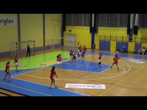 1.DL ZAHOD - Starejše deklice A (l.02/03); ŽRK Mlinotest Ajdovščina : RK Sava Kranj (14:13)
