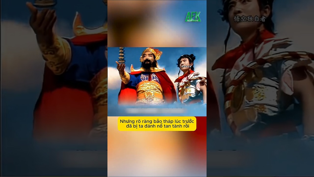 Tôn Ngộ Không đá phá hủy bảo tháp của Lý Tịnh, tại sao nó vẫn còn trong Tây Du Ký?