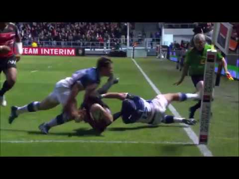 TOP 14 , Barrage | L'essai d'Halfpenny (RCT) face à Castres
