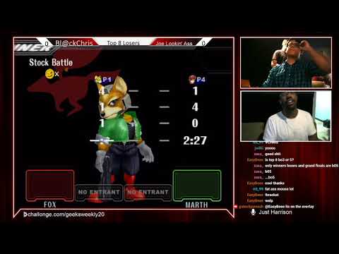 Geeksboro Melee Weekly 20 - Bl@ckChris vs Joe Lookin' Ass