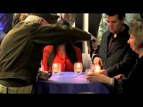 Cantor Shmuel Barzilai sings Ani Maamin at March of the Living UN Exhibit Opening