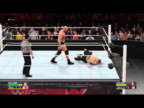 WWE 2K16 Brock Lesnar Vs. Stone Cold Steve Austin  |Special Objective| Beat Stone Cold Steve Austin