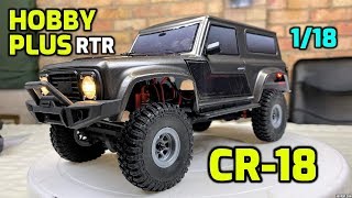 Hobby Plus CR-18 1/18 4x4 Unboxing & Drive