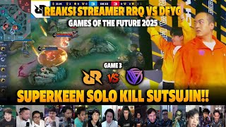 Download lagu LAGI DAN LAGI NICE TRY❗REAKSI STREAMER GAMES OF FUTURE RRQ VS DFYG | GAME 3 mp3