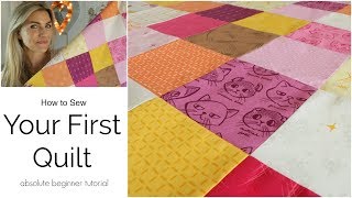 Your First Quilt - Beginner Tutorial, Part 1