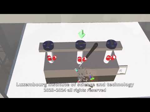 AR chemical lab safety training demo video