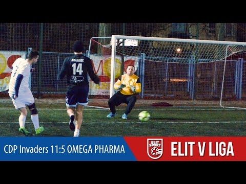 CDP Invaders 11:5 OMEGA PHARMA - ELIT V Liga ZIMA 2017