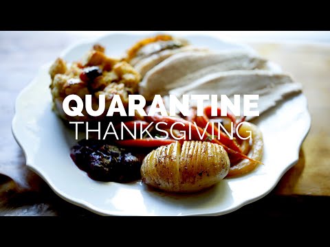 BETH'S QUARANTINE THANKSGIVING MENU (Sheet Pan Turkey Dinner)